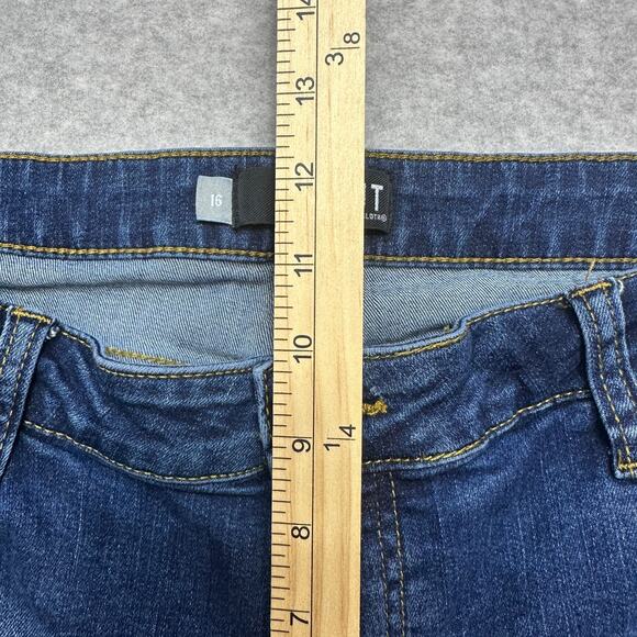 Kut From The Kloth Toothpick Skinny Jeans WMN 16 Blue Dark Wash KP164MH3SF Denim - Picture 11 of 13